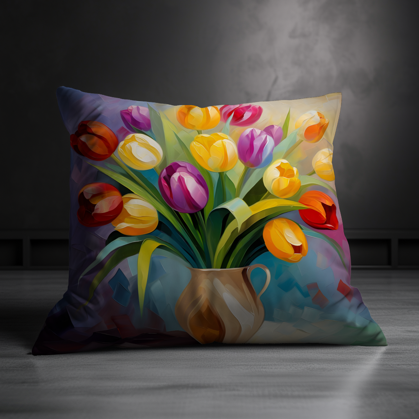 Kaleidoscope of Elegance Hand Made Poly Linen Cushions