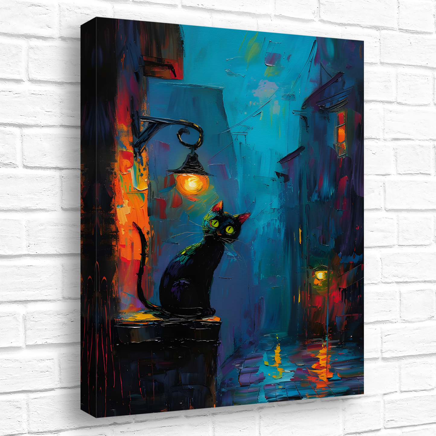 Nocturnal Guardian  Deluxe Box Portrait Canvas Prints