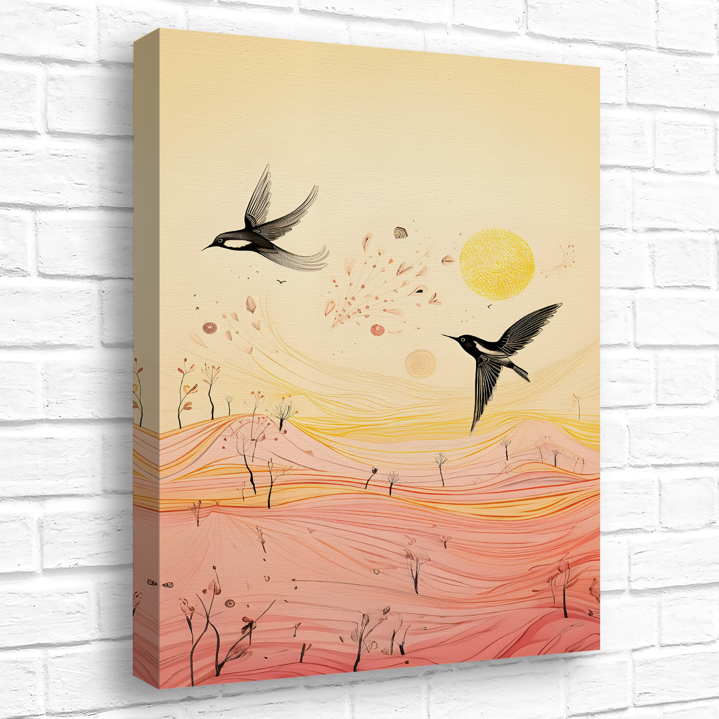 Harmony Of Swifts  Deluxe Box Portrait Canvas Prints