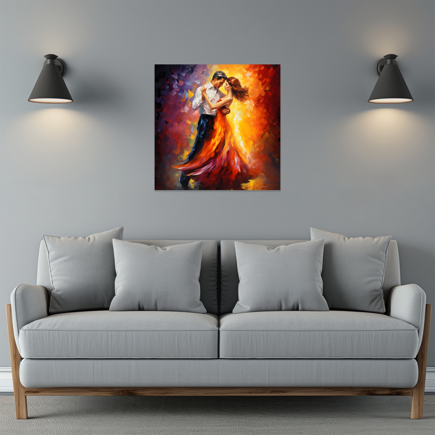 Rhythms of Passion Premium Square Aluminum Prints