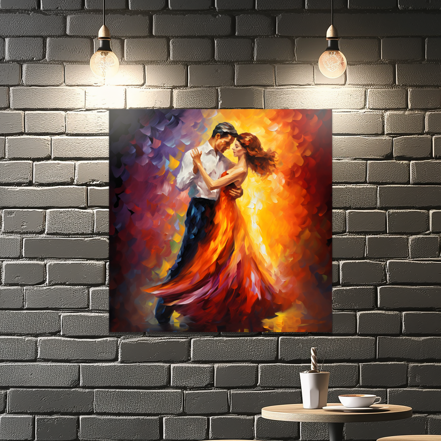 Rhythms of Passion Premium Square Aluminum Prints