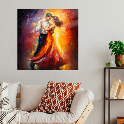 Rhythms of Passion Premium Square Aluminum Prints