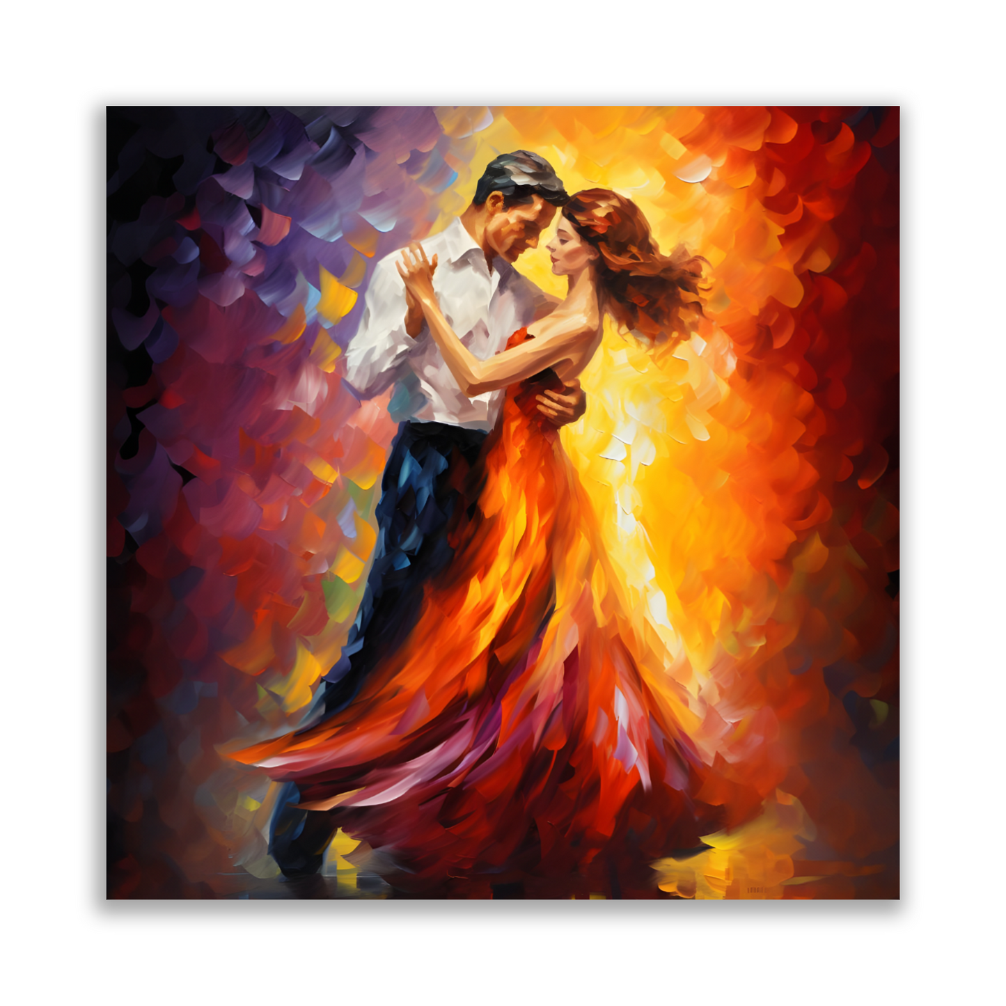 Rhythms of Passion Premium Square Aluminum Prints