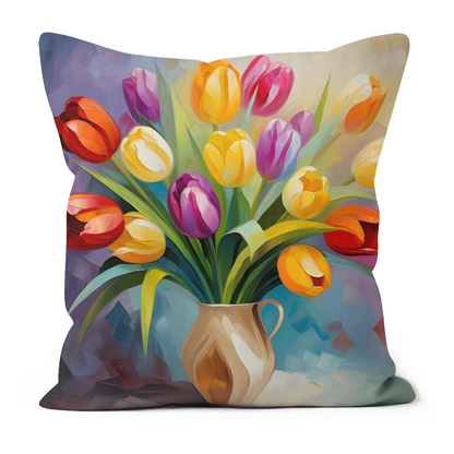 Kaleidoscope of Elegance Hand Made Poly Linen Cushions