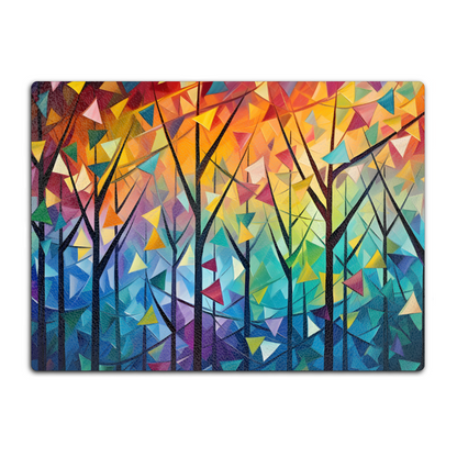 Forest Of Colour Textured Glass Chopping Boards