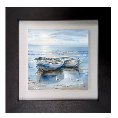 Morning Serenity Framed Ceramic Art Tile