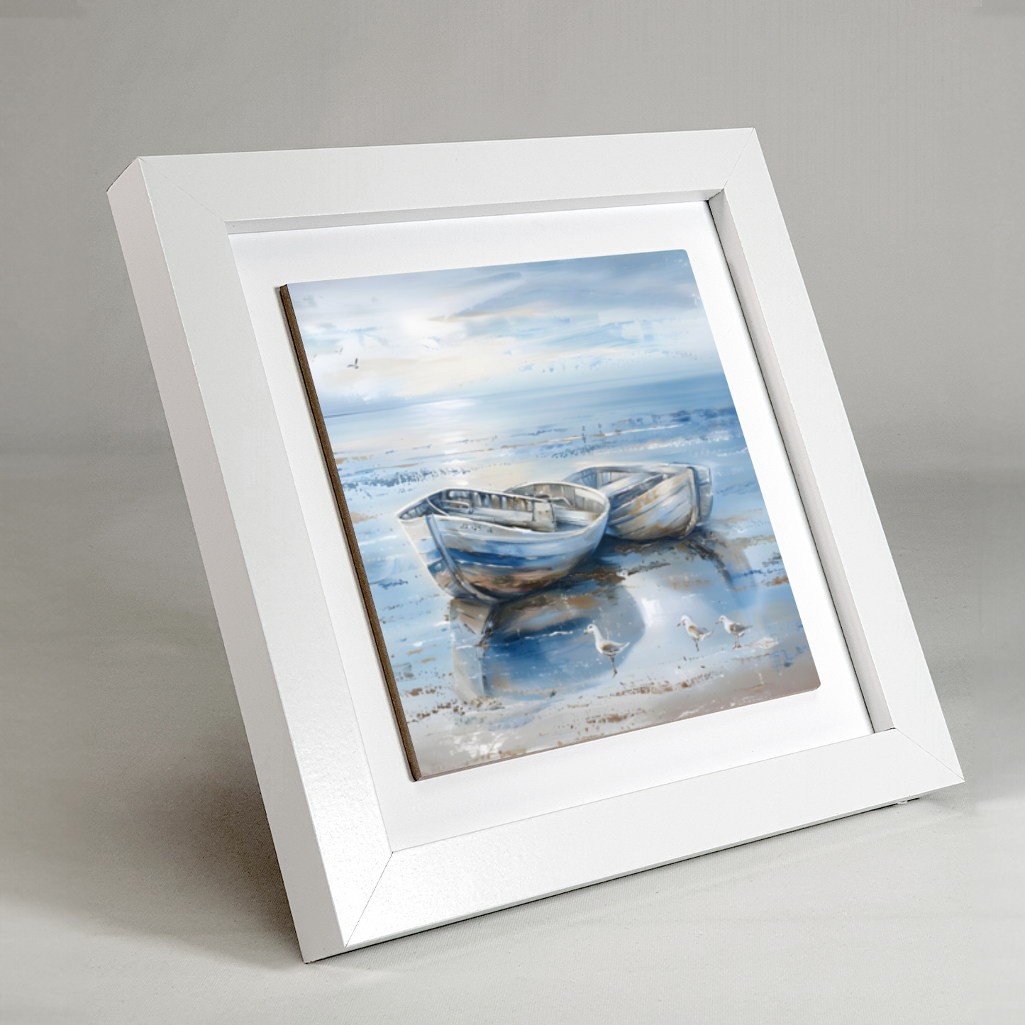 Morning Serenity Framed Ceramic Art Tile