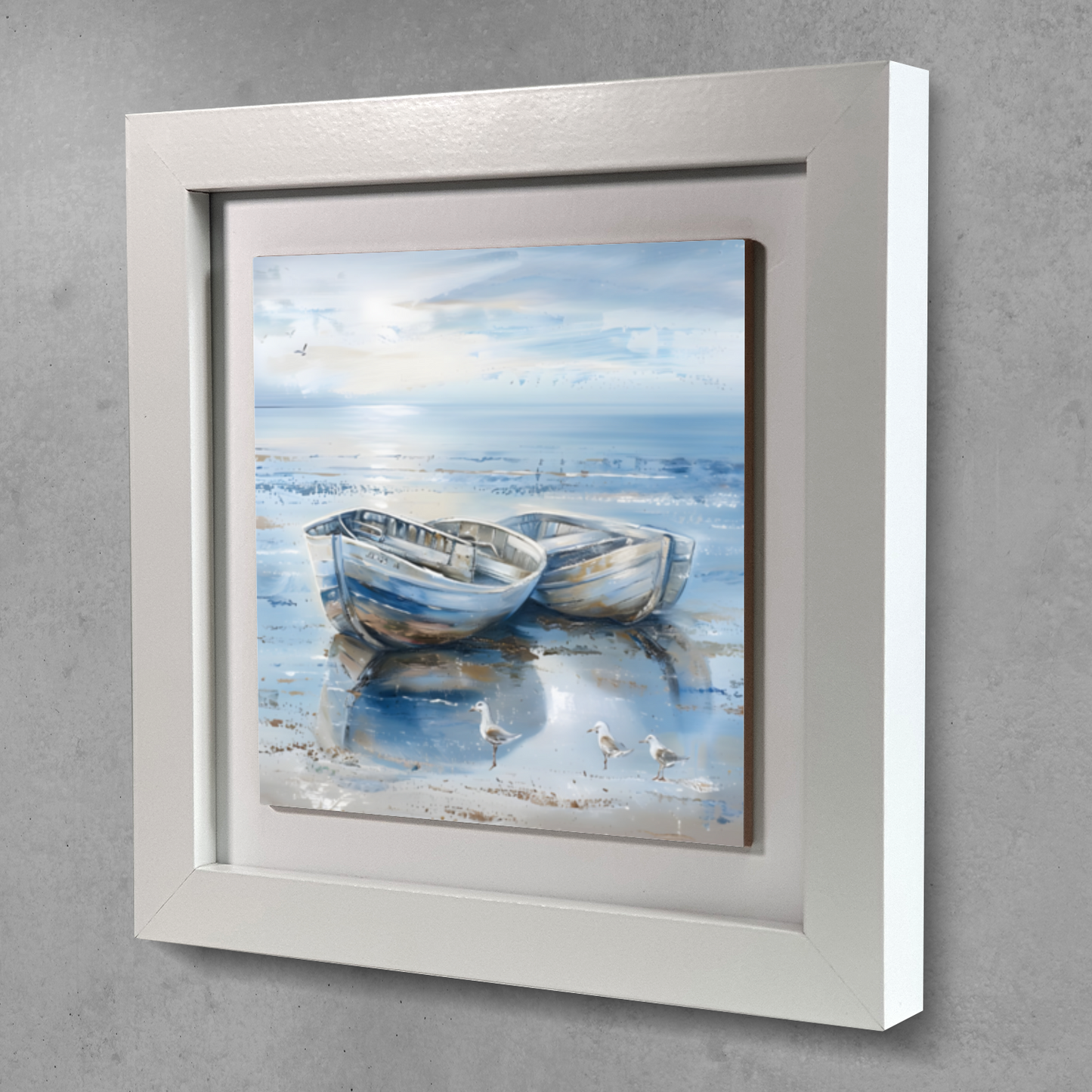 Morning Serenity Framed Ceramic Art Tile