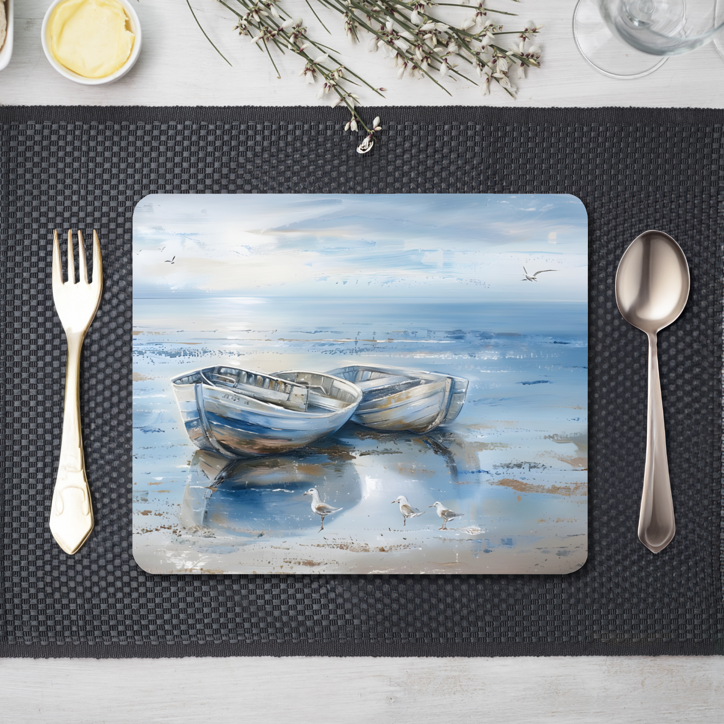 Morning Serenity Wooden Placemat