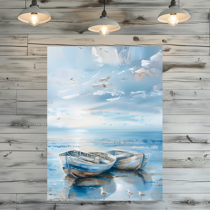 Morning Serenity Premium Portrait Aluminum Prints