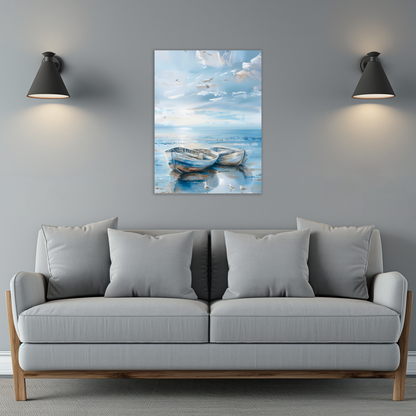 Morning Serenity Premium Portrait Aluminum Prints