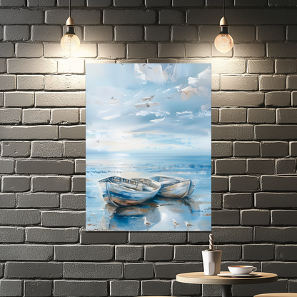 Morning Serenity Premium Portrait Aluminum Prints