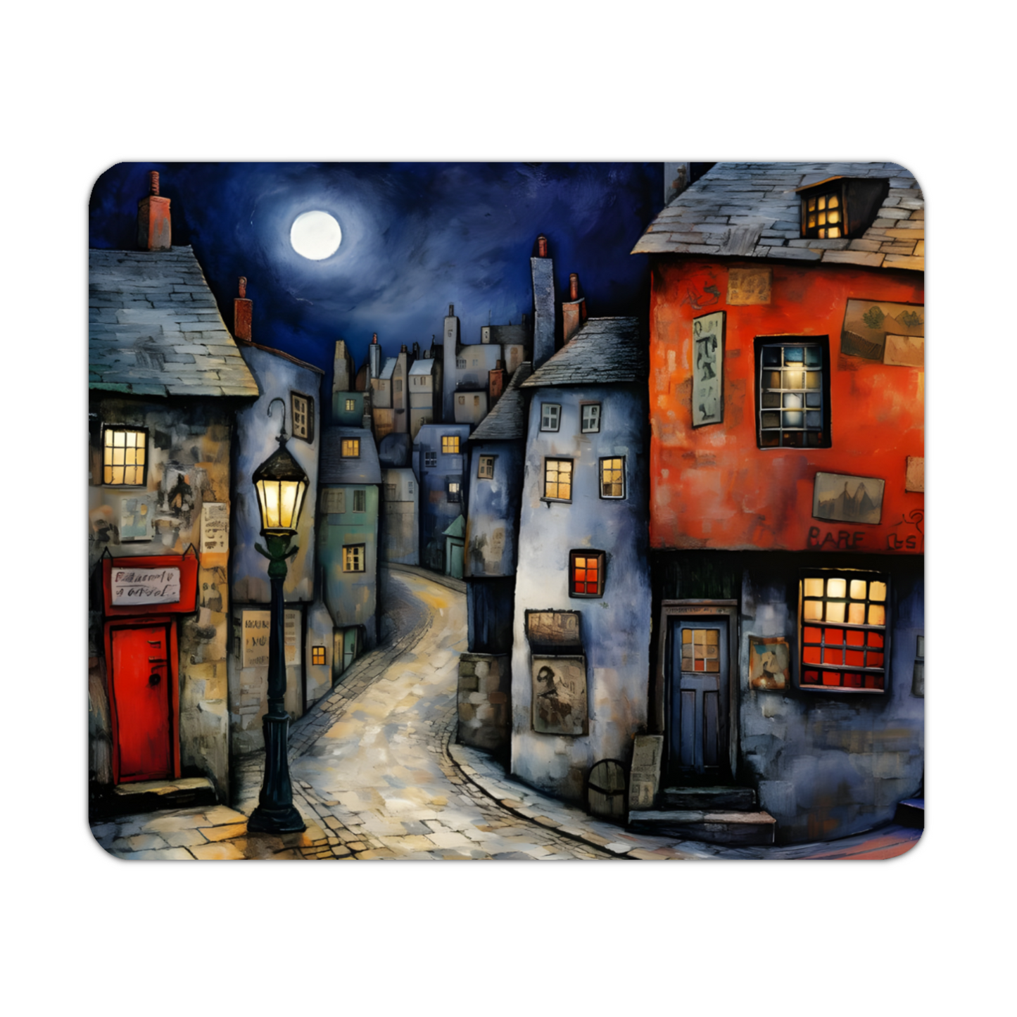 Moonlit Murmurs Wooden Placemat