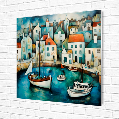 Harbour Hues Premium Square Aluminum Prints