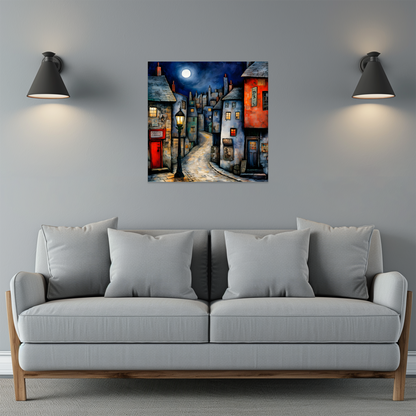 Moonlit Murmurs Premium Square Aluminum Prints