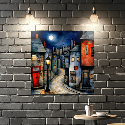 Moonlit Murmurs Premium Square Aluminum Prints