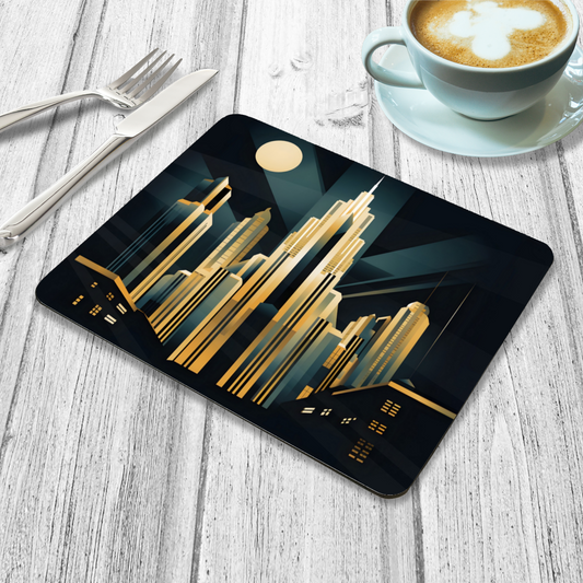 Urban Horizons Art Deco Design 2  Wooden Placemat