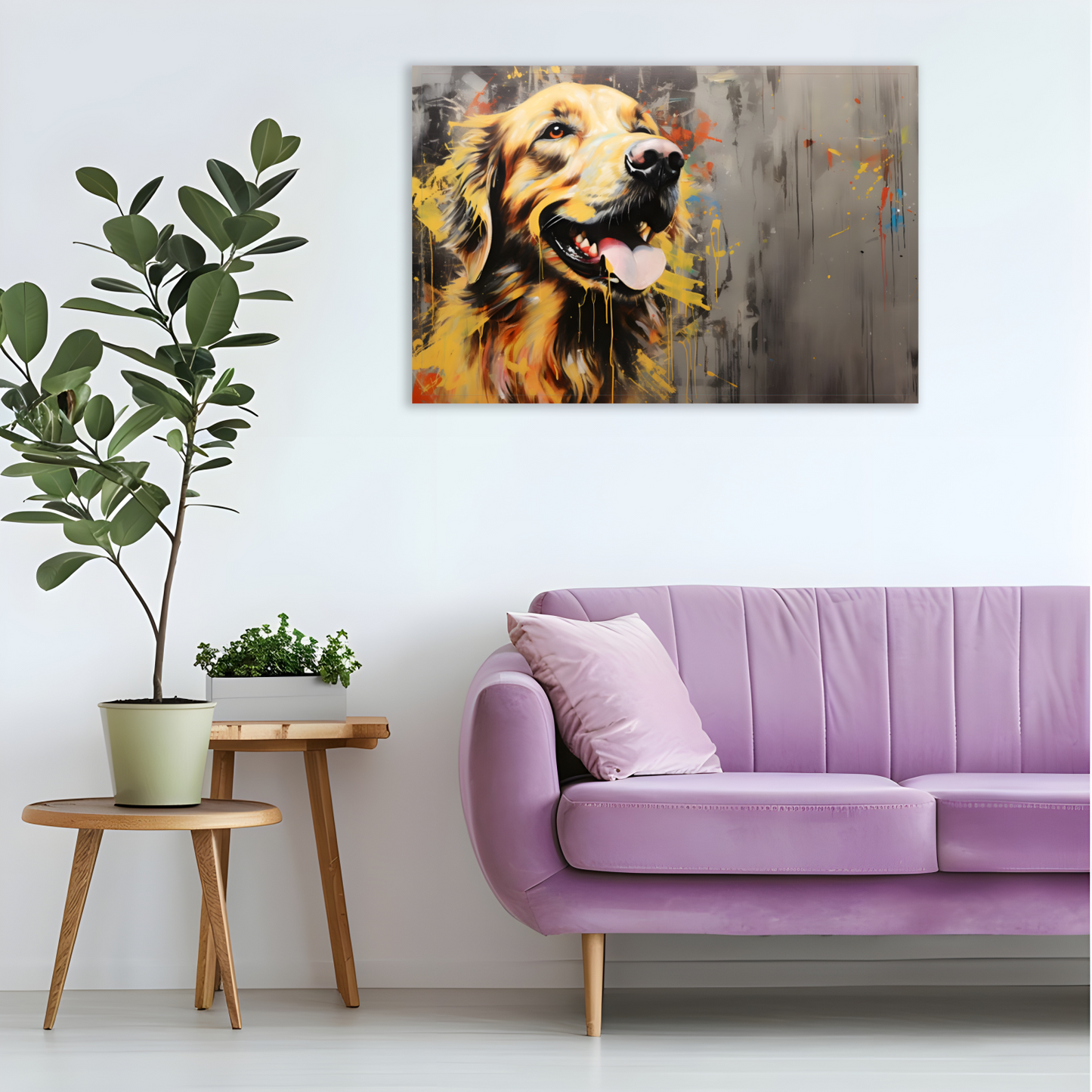 Retriever Radiance  Deluxe Box Landscape Canvas Prints