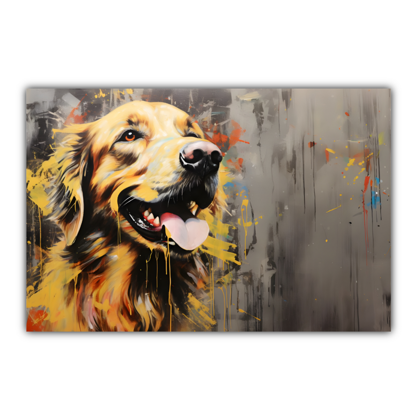 Retriever Radiance  Deluxe Box Landscape Canvas Prints