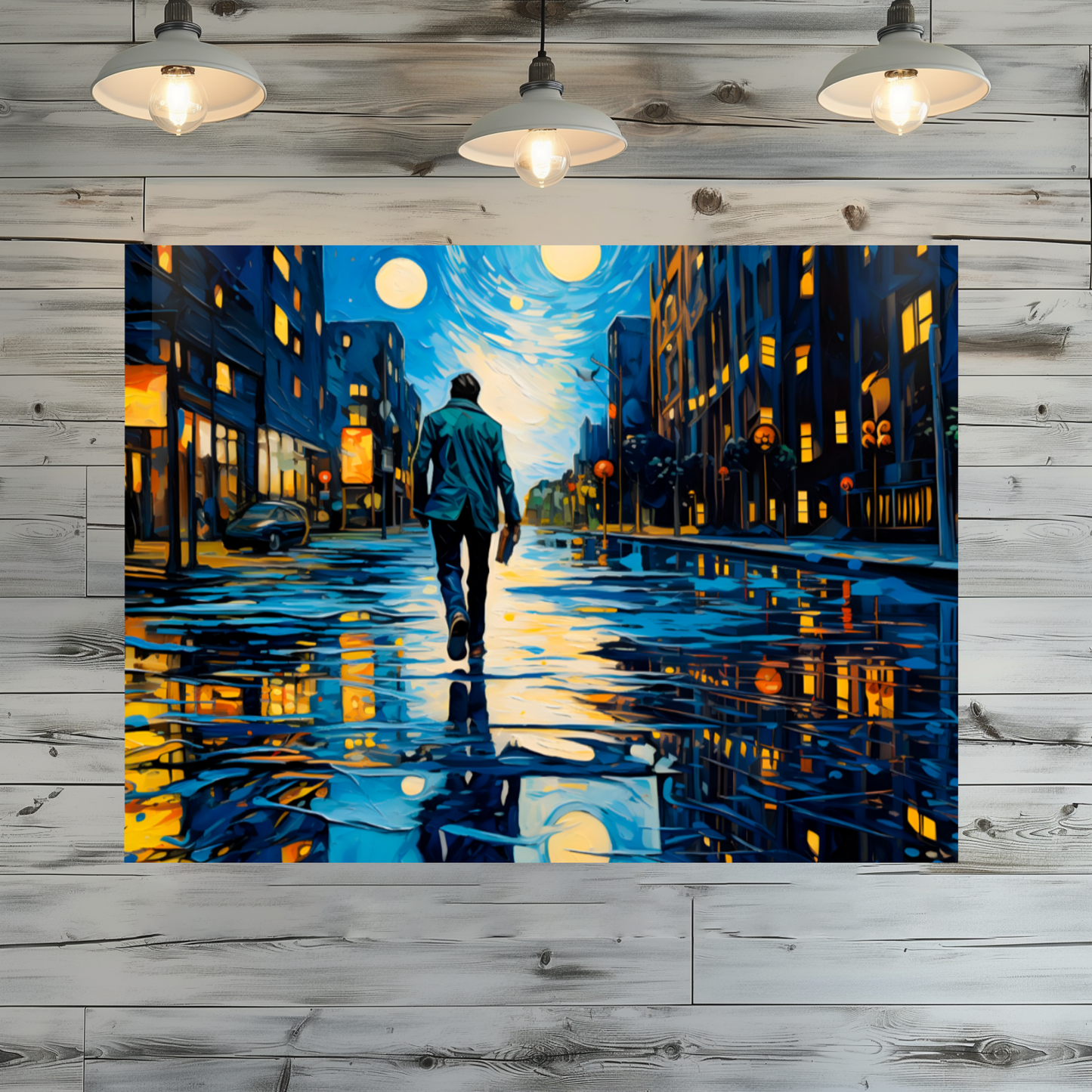 City Walker Premium Landscape Aluminum Prints