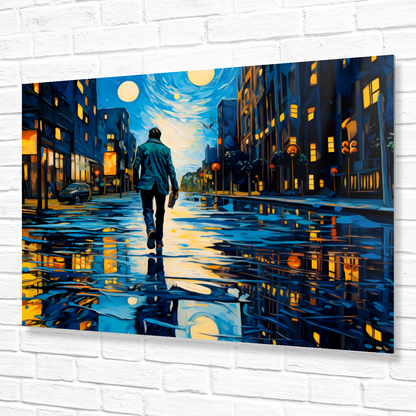 City Walker Premium Landscape Aluminum Prints