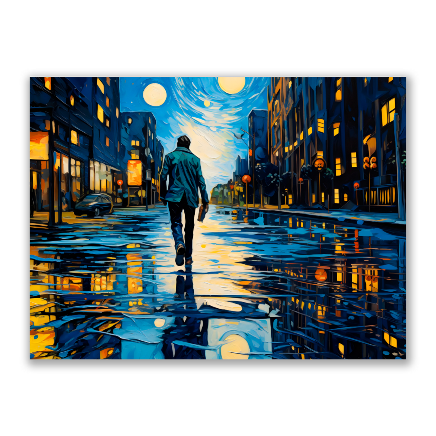 City Walker Premium Landscape Aluminum Prints