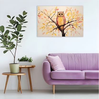 Owls Perch  Deluxe Box Landscape Canvas Prints