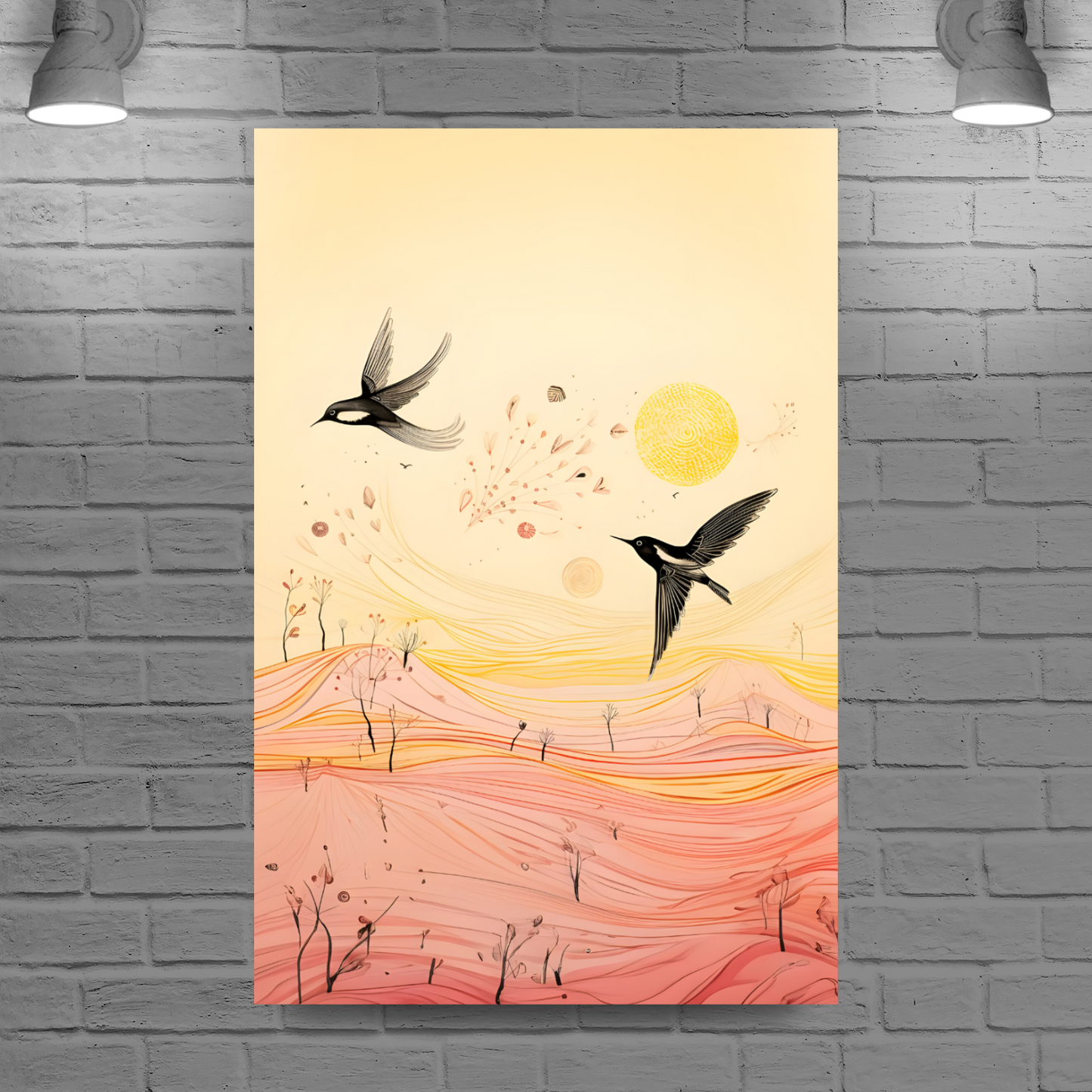 Harmony Of Swifts  Deluxe Box Portrait Canvas Prints