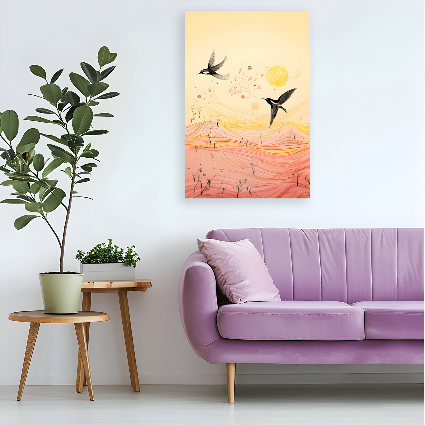 Harmony Of Swifts  Deluxe Box Portrait Canvas Prints