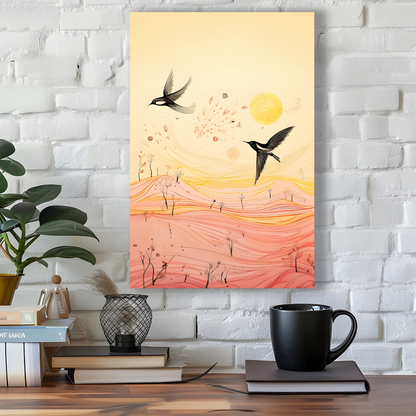 Harmony Of Swifts  Deluxe Box Portrait Canvas Prints