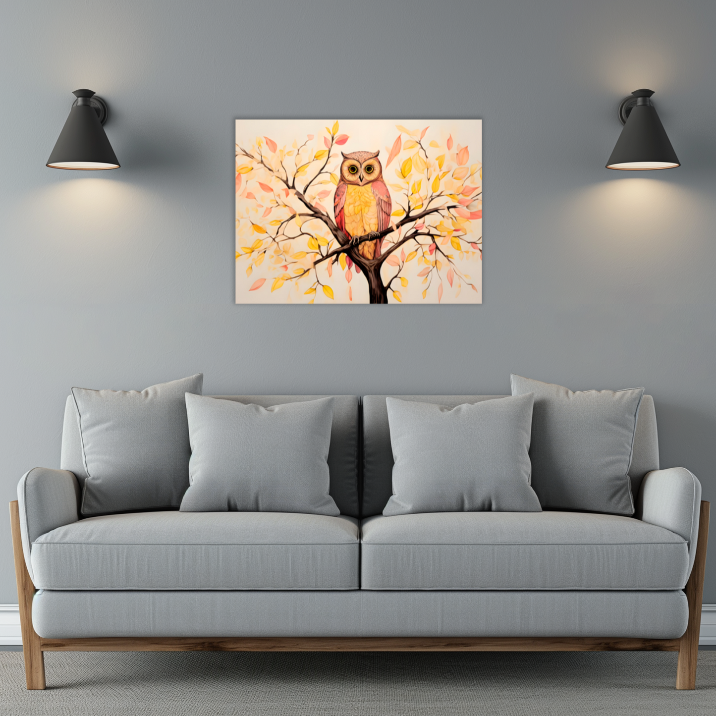 Owls Perch Premium Landscape Aluminum Prints