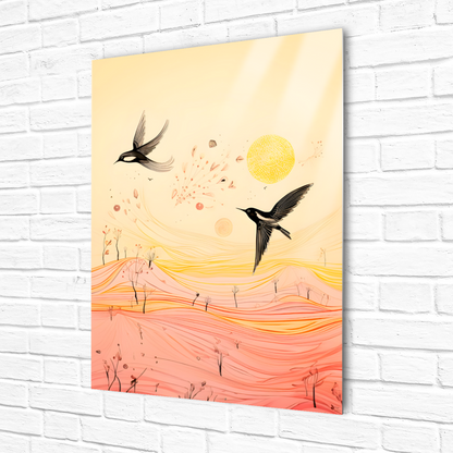 Harmony Of Swifts Premium Portrait Aluminum Prints