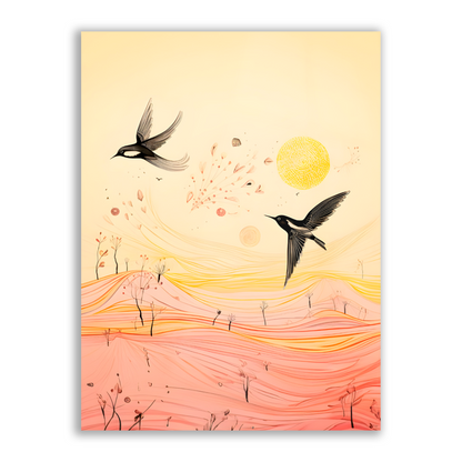 Harmony Of Swifts Premium Portrait Aluminum Prints