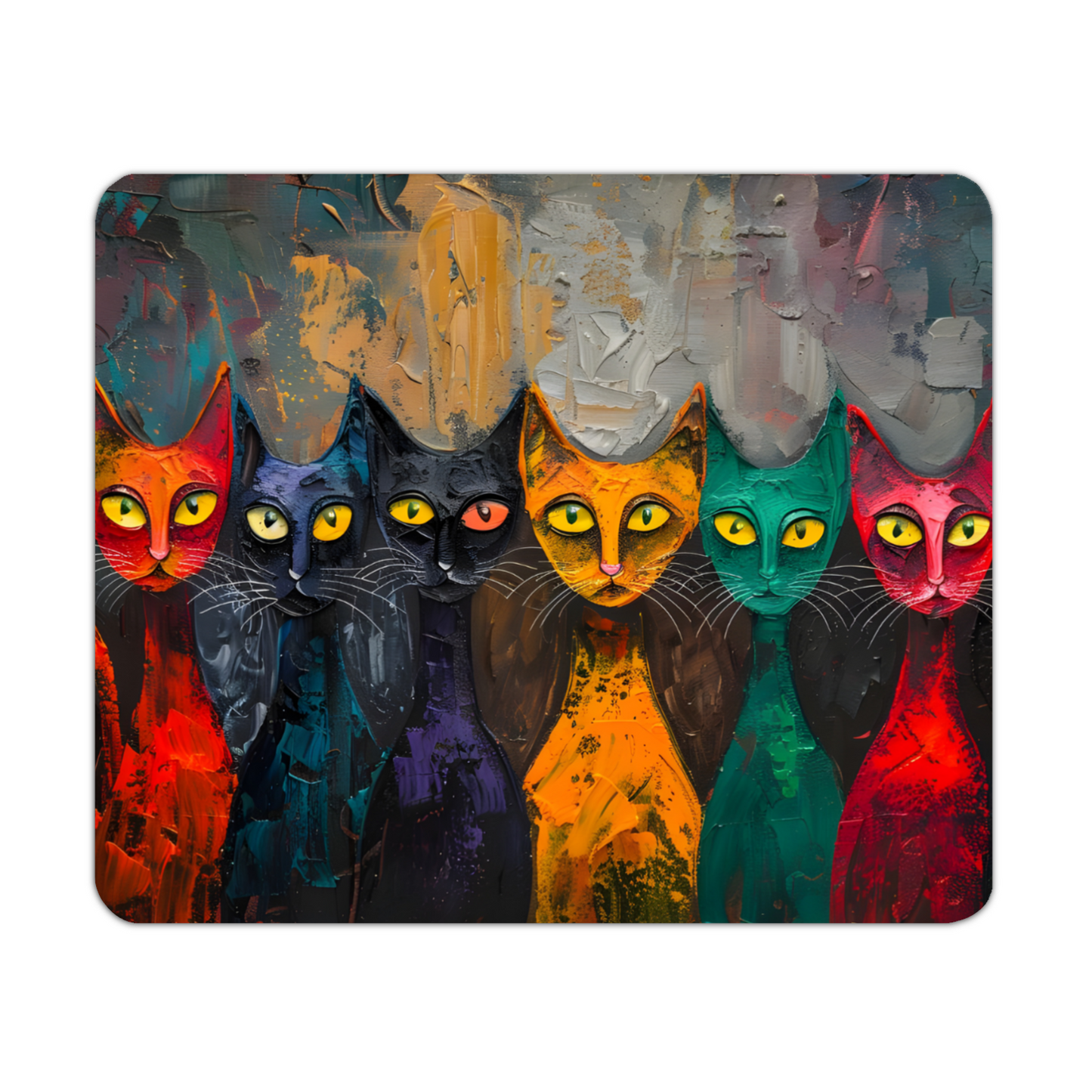 Council of Whiskers Wooden Placemat