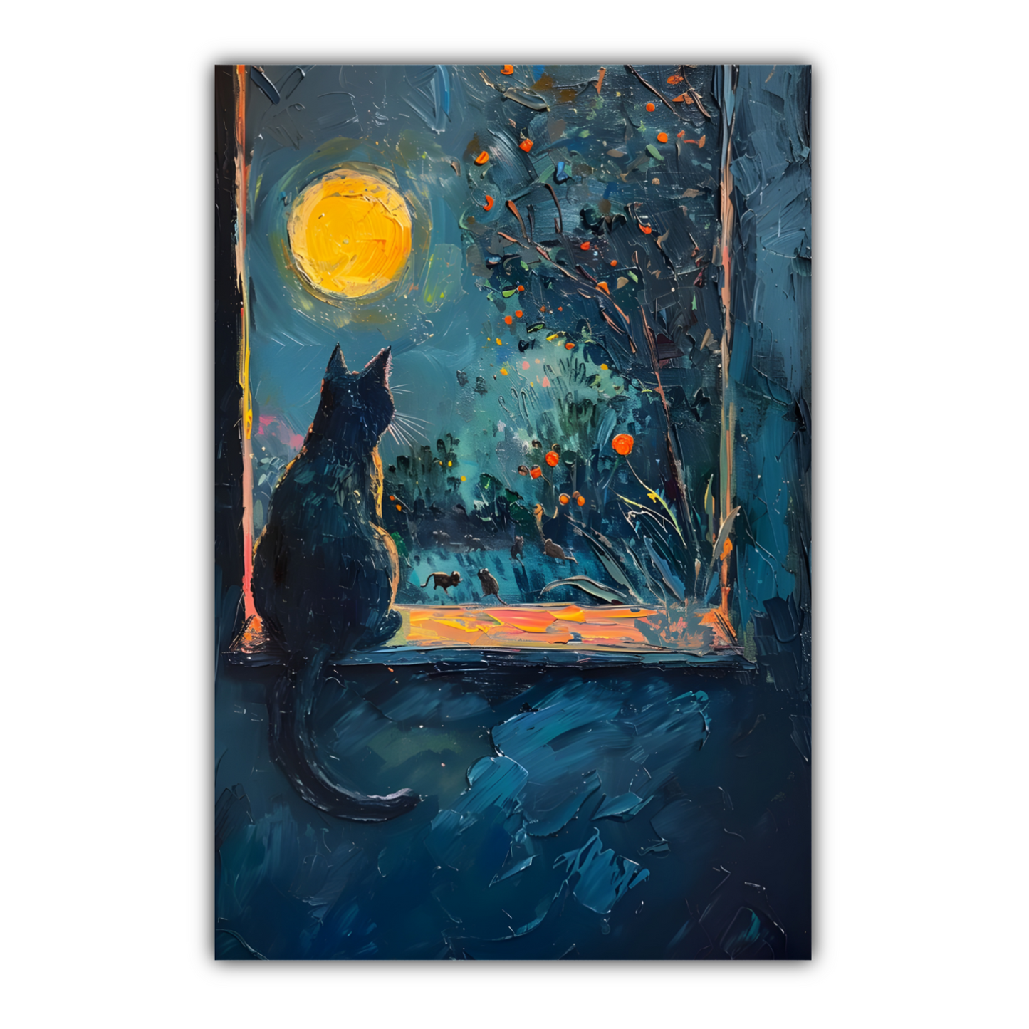 Window to the Wild  Deluxe Box Portrait Canvas Prints