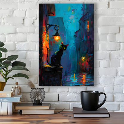 Nocturnal Guardian  Deluxe Box Portrait Canvas Prints