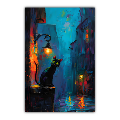 Nocturnal Guardian  Deluxe Box Portrait Canvas Prints