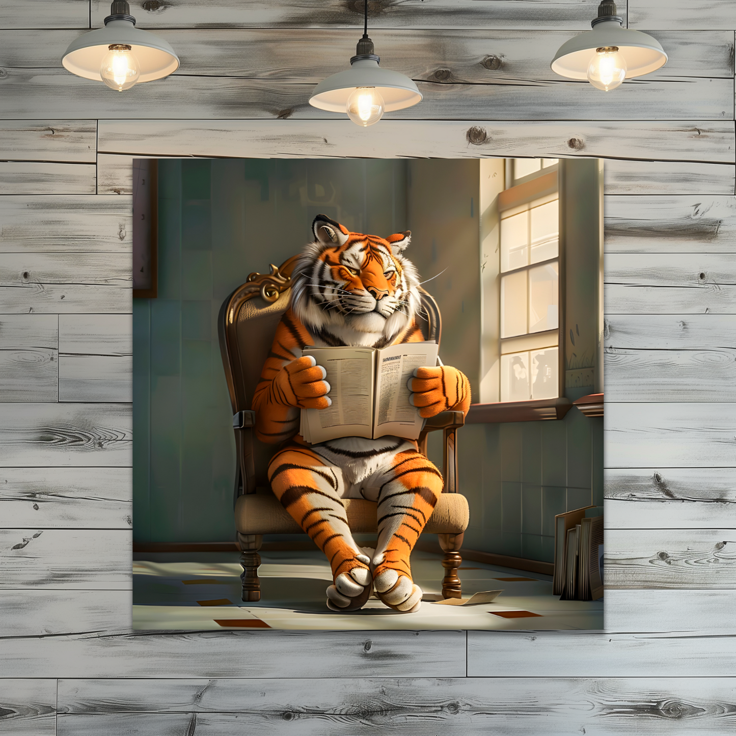 Tiger Tales Premium Square Aluminum Prints