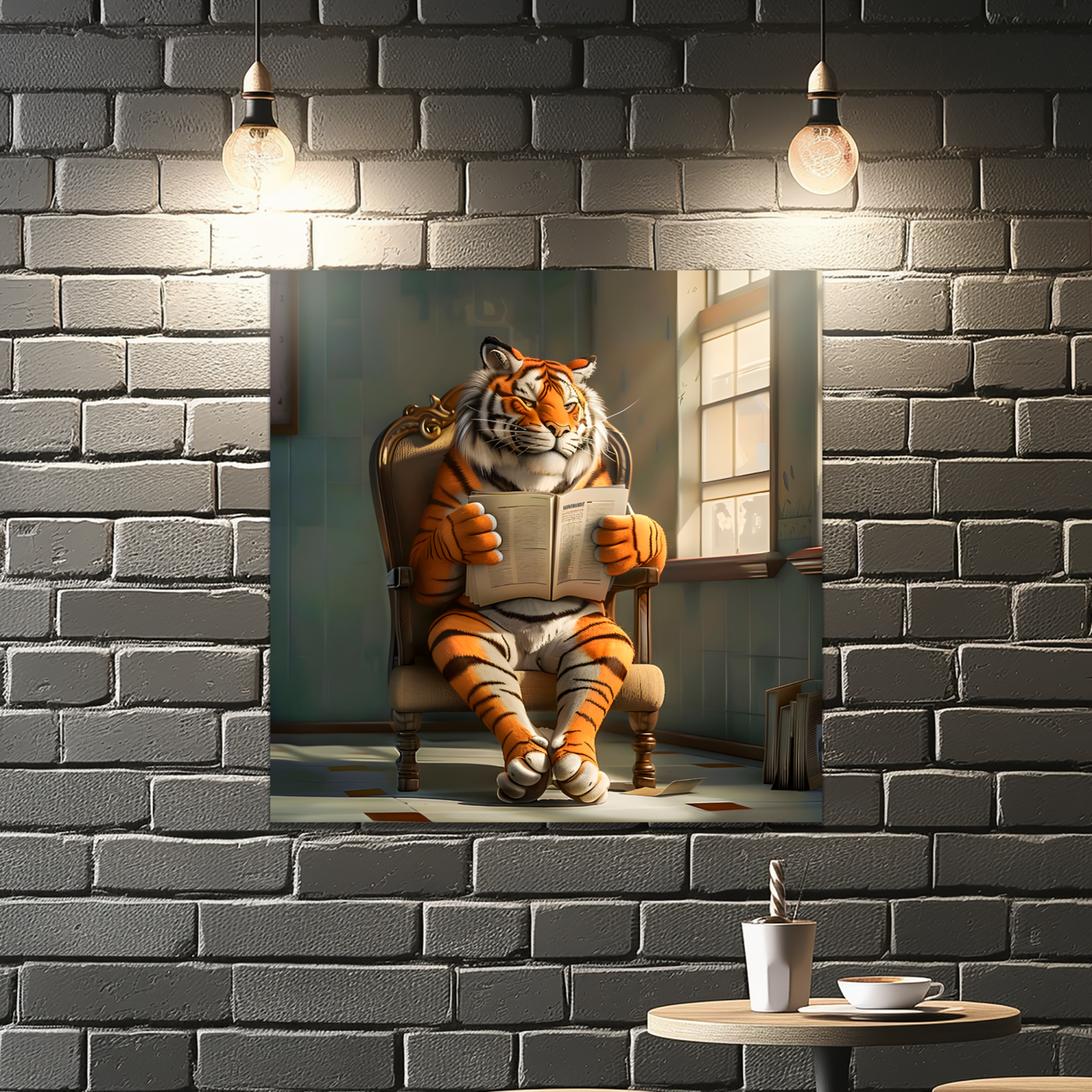 Tiger Tales Premium Square Aluminum Prints