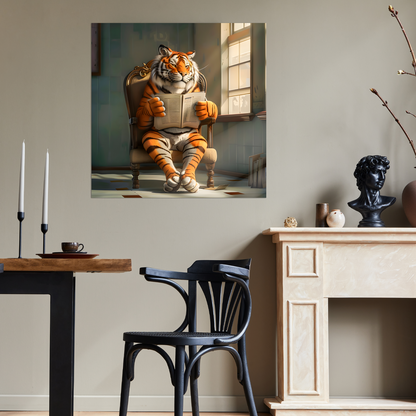 Tiger Tales Premium Square Aluminum Prints