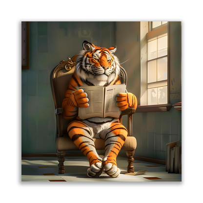 Tiger Tales Premium Square Aluminum Prints