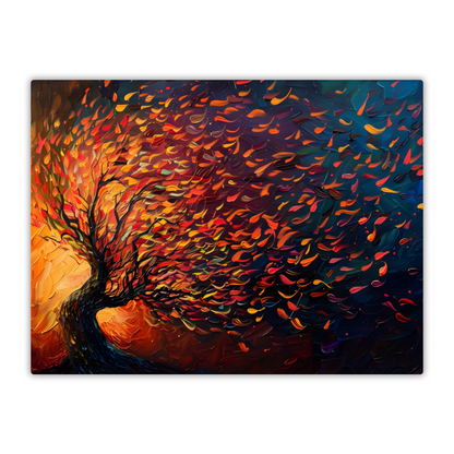 Tree of Life Fiery Elegance Premium Landscape Aluminum Prints