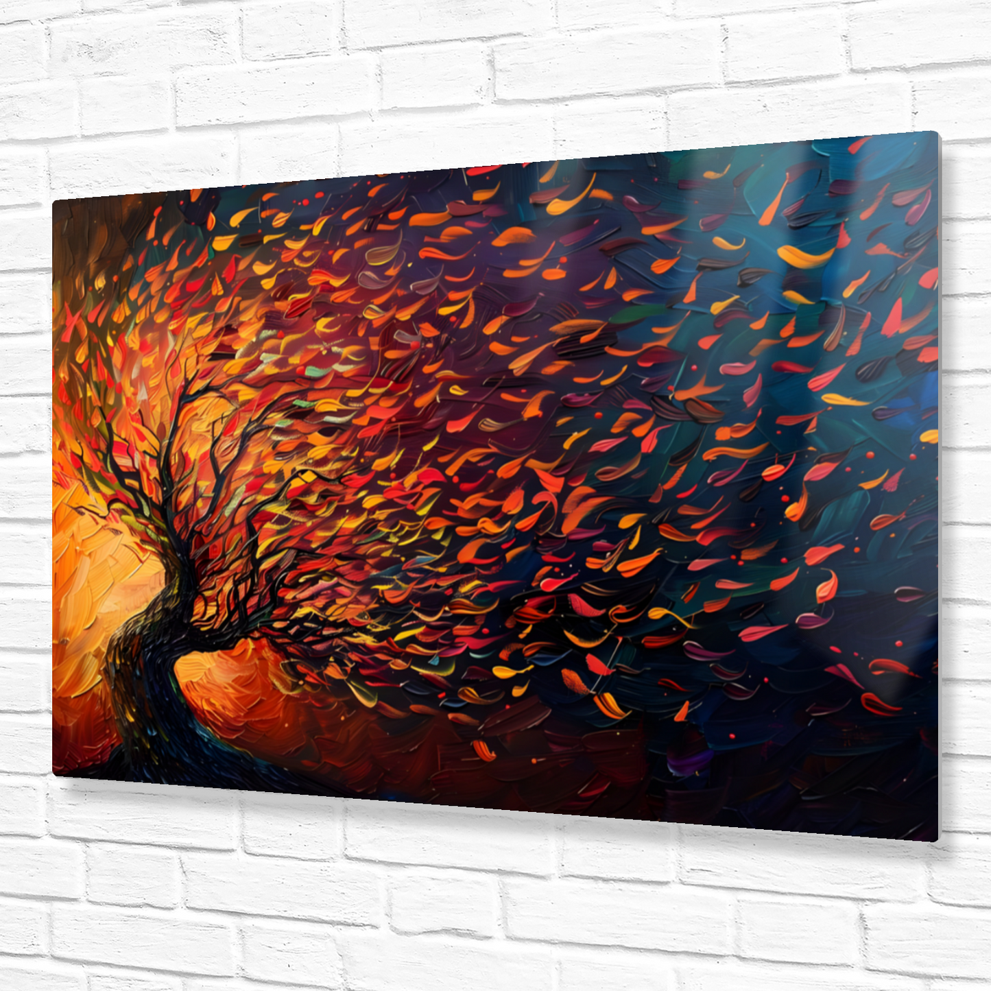 Tree of Life Fiery Elegance Premium Landscape Aluminum Prints