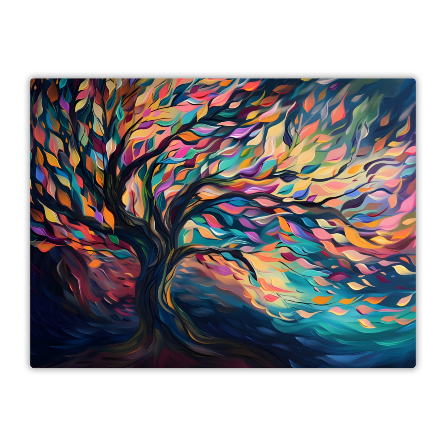 Tree of Life Vibrant Serenity Premium Landscape Aluminum Prints