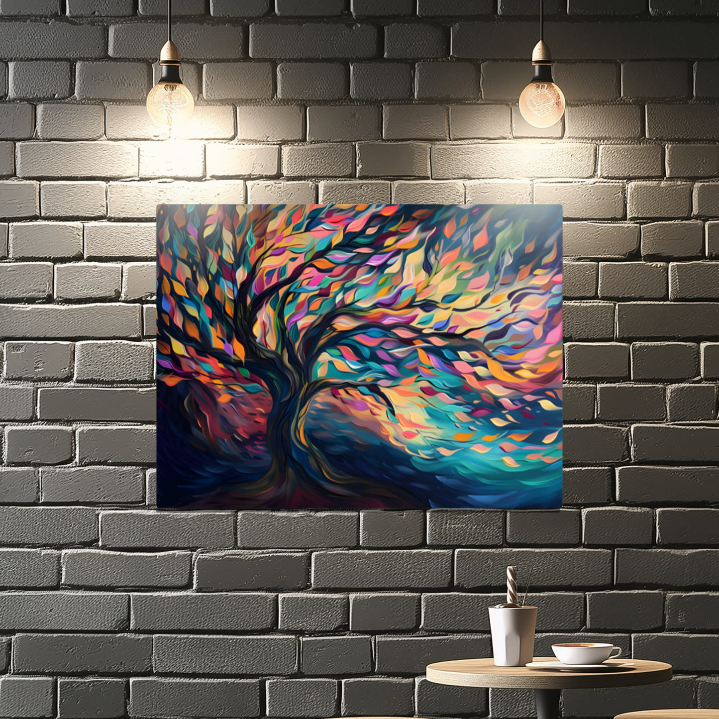 Tree of Life Vibrant Serenity Premium Landscape Aluminum Prints