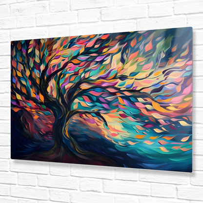 Tree of Life Vibrant Serenity Premium Landscape Aluminum Prints