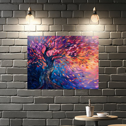 Tree of Life Autumn Glow Premium Landscape Aluminum Prints