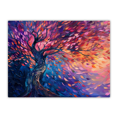 Tree of Life Autumn Glow Premium Landscape Aluminum Prints