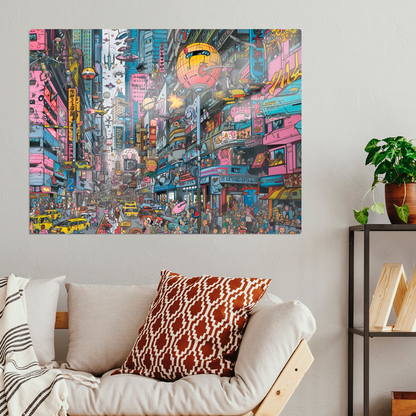 Urban Chaos Premium Landscape Aluminum Prints