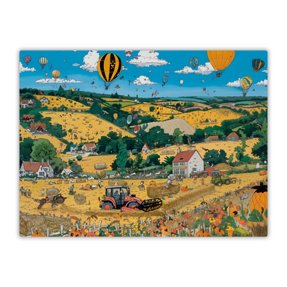 Golden Harvest Premium Landscape Aluminum Prints